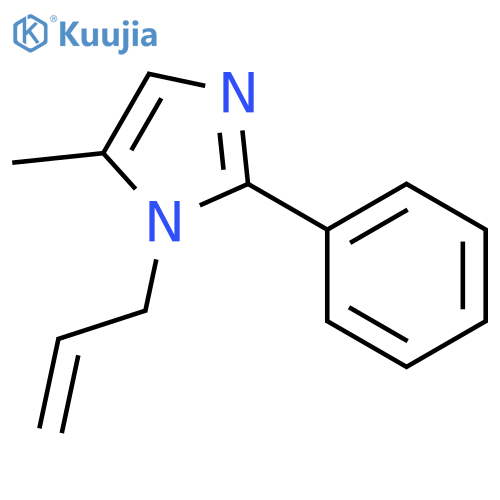 5-methyl-2-phenyl-1-(2-propen-1-yl)-1H-Imidazole structure