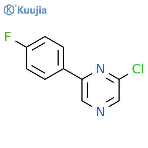 2-chloro-6-(4-fluorophenyl)pyrazine structure