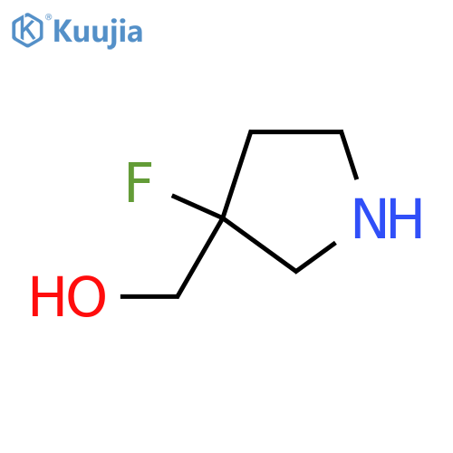 (3-fluoropyrrolidin-3-yl)methanol structure