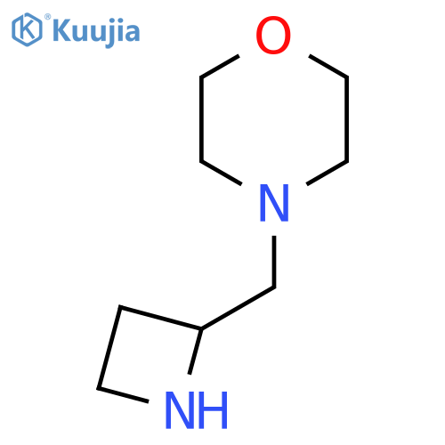 4-(Azetidin-2-ylmethyl)morpholine structure