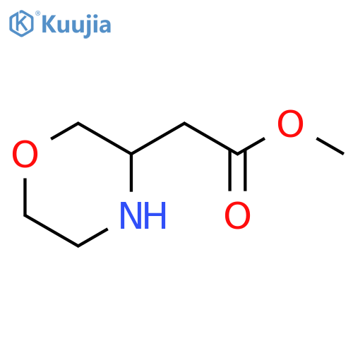 (S)-Methyl 2-(morpholin-3-yl)acetate structure