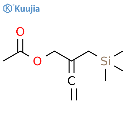 2,3-Butadien-1-ol, 2-[(trimethylsilyl)methyl]-, acetate structure
