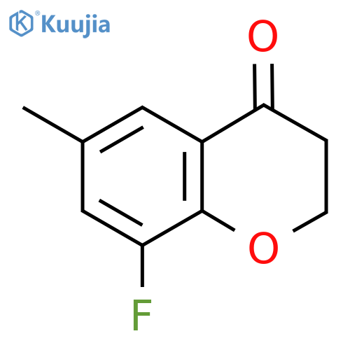 8-Fluoro-6-methylchroman-4-one structure