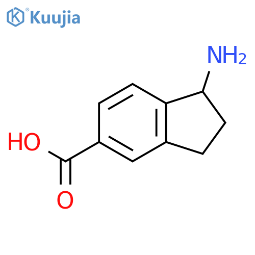 1-Amino-2,3-dihydro-1H-indene-5-carboxylic acid structure