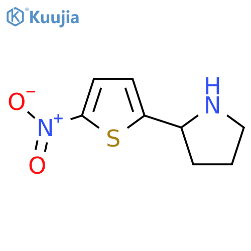 2-(5-nitrothiophen-2-yl)pyrrolidine structure