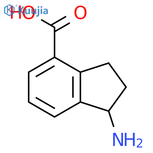 1-AMINO-2,3-DIHYDRO-1H-INDENE-4-CARBOXYLIC ACID structure