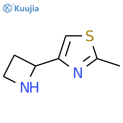 4-(azetidin-2-yl)-2-methyl-1,3-thiazole structure