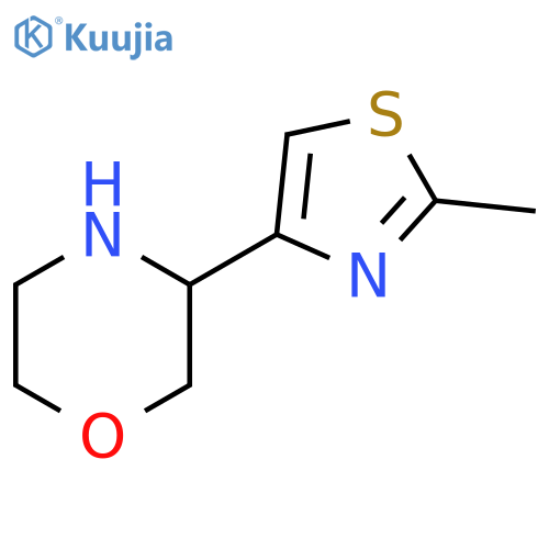 3-(2-methyl-1,3-thiazol-4-yl)morpholine structure