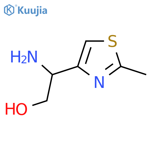 2-amino-2-(2-methyl-1,3-thiazol-4-yl)ethan-1-ol structure