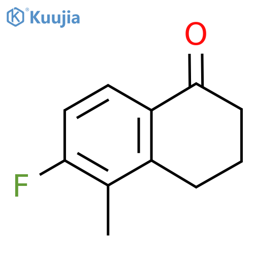 6-Fluoro-5-methyl-3,4-dihydro-2H-naphthalen-1-one structure