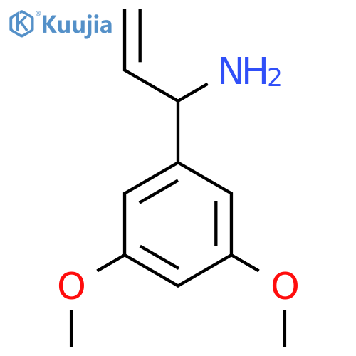 1-(3,5-DIMETHOXYPHENYL)PROP-2-EN-1-AMINE structure