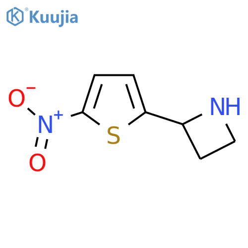 2-(5-nitrothiophen-2-yl)azetidine structure