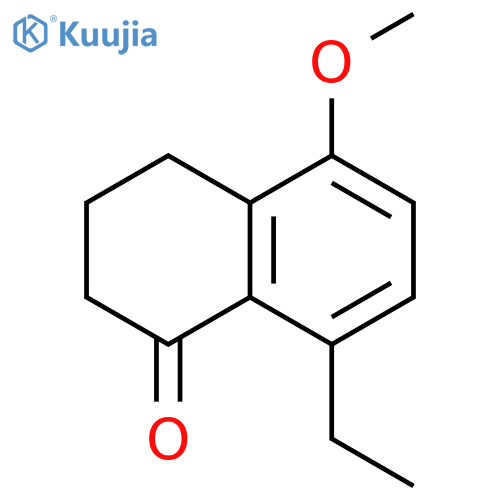8-ethyl-5-methoxy-1,2,3,4-tetrahydronaphthalen-1-one structure