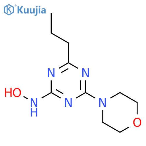 1,3,5-Triazin-2-amine,N-hydroxy-4-(4-morpholinyl)-6-propyl- structure
