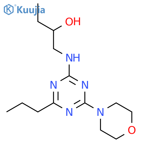 2-Butanol,1-[[4-(4-morpholinyl)-6-propyl-1,3,5-triazin-2-yl]amino]- structure