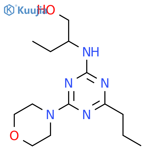 1-Butanol,2-[[4-(4-morpholinyl)-6-propyl-1,3,5-triazin-2-yl]amino]- structure