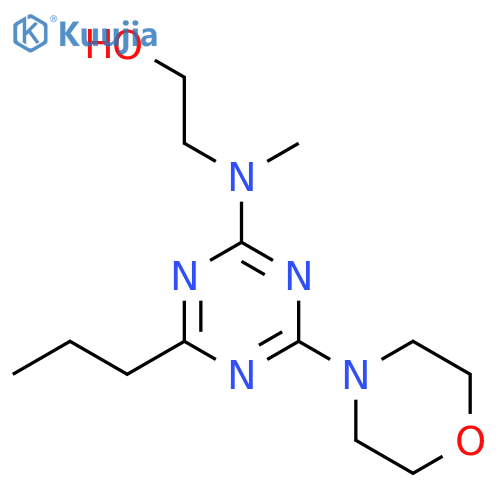 Ethanol,2-[methyl[4-(4-morpholinyl)-6-propyl-1,3,5-triazin-2-yl]amino]- structure