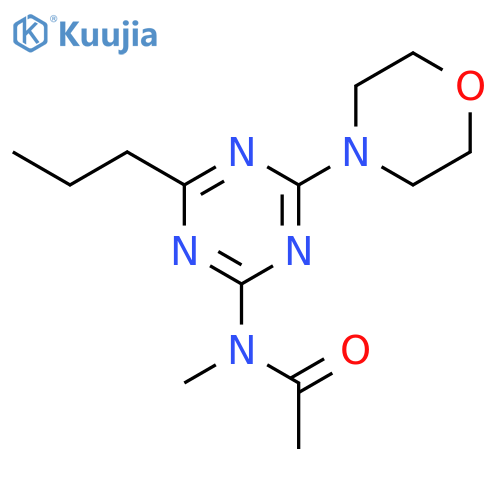 Acetamide,N-methyl-N-[4-(4-morpholinyl)-6-propyl-1,3,5-triazin-2-yl]- structure