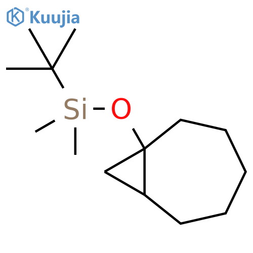 Silane, (bicyclo[5.1.0]oct-1-yloxy)(1,1-dimethylethyl)dimethyl- structure