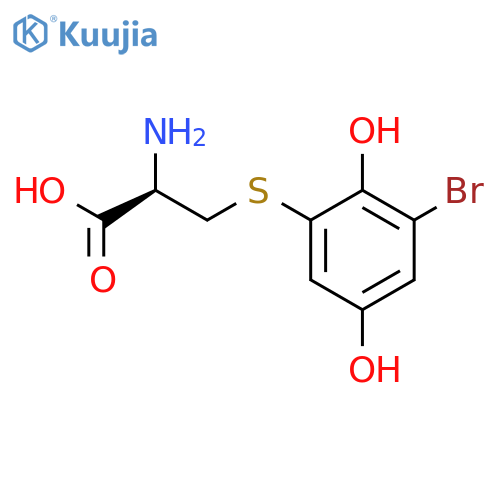 L-Cysteine,S-(3-bromo-2,5-dihydroxyphenyl)- structure