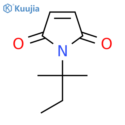 1-(2-methylbutan-2-yl)-2,5-dihydro-1H-pyrrole-2,5-dione structure