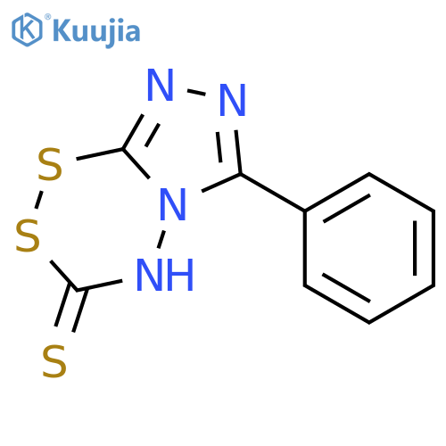 [1,2,4]Triazolo[3,4-c]-1,2,4,5-dithiadiazine-3(4H)-thione,6-phenyl- structure