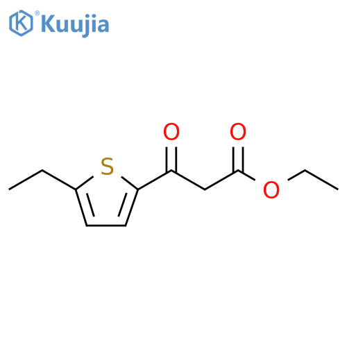 ethyl 3-(5-ethylthiophen-2-yl)-3-oxopropanoate structure