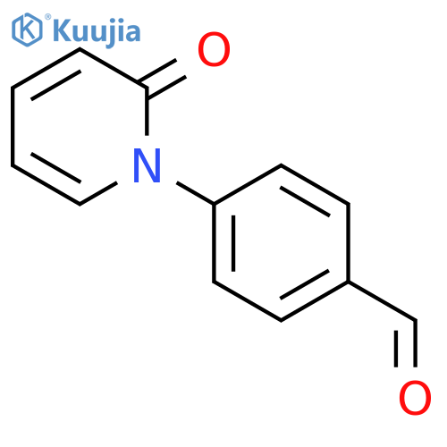 Benzaldehyde, 4-(2-oxo-1(2H)-pyridinyl)- structure