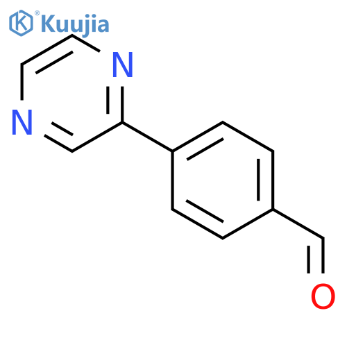 4-(Pyrazin-2-yl)benzaldehyde structure