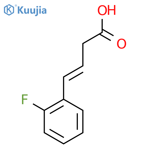 4-(2-fluorophenyl)but-3-enoic acid structure
