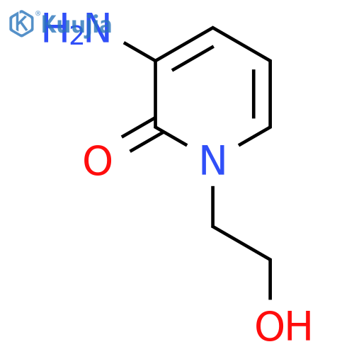 3-Amino-1-(2-hydroxyethyl)-1,2-dihydropyridin-2-one structure