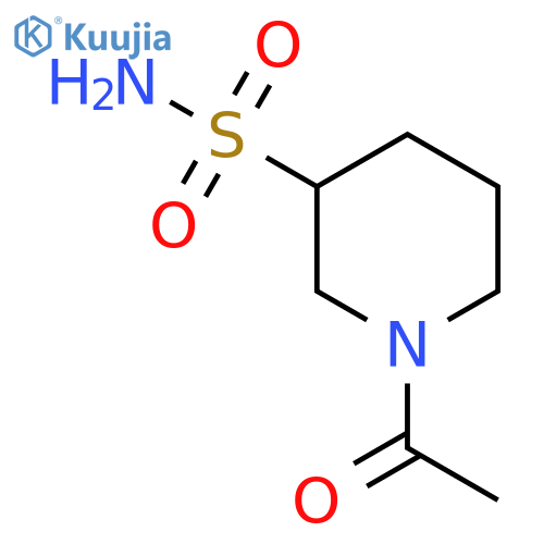 1-Acetylpiperidine-3-sulfonamide structure