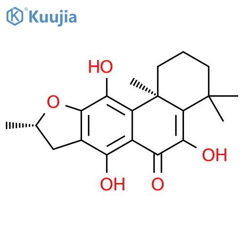 Phenanthro[3,2-b]furan-6(2H)-one,1,3,4,8,9,11b-hexahydro-5,7,11-trihydroxy-4,4,9,11b-tetramethyl-, (9S,11bR)- structure
