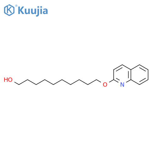 1-Decanol, 10-(2-quinolinyloxy)- structure