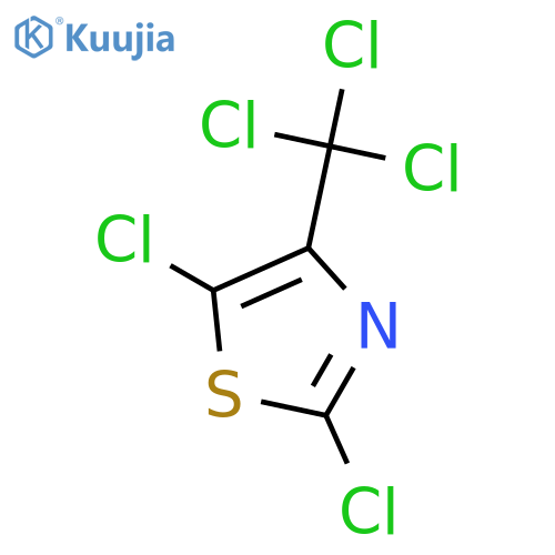 Thiazole, 2,5-dichloro-4-(trichloromethyl)- structure