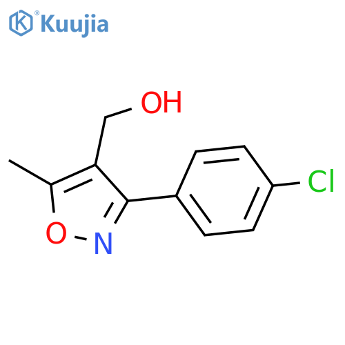 (3-(4-Chlorophenyl)-5-methylisoxazol-4-yl)methanol structure