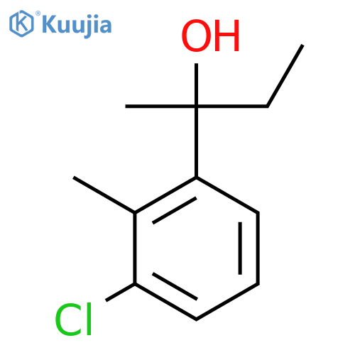2-(3-Chloro-2-methylphenyl)-2-butanol structure