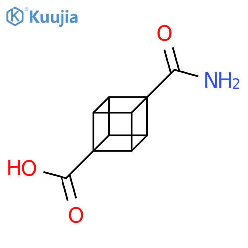 4-Carbamoylcubane-1-carboxylic acid structure