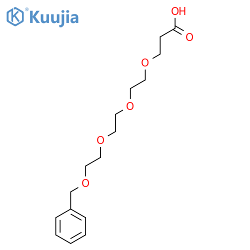 Benzyl-PEG4-acid structure