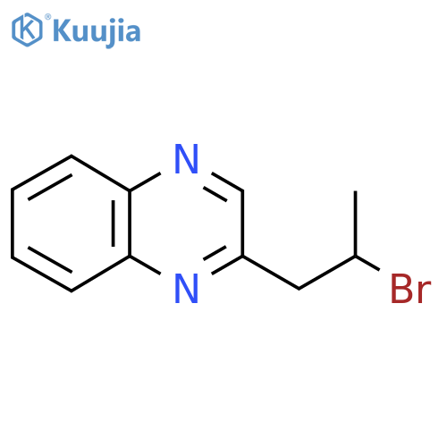 2-(2-bromopropyl)quinoxaline structure