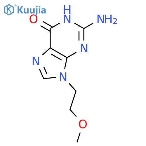 2-amino-1,9-dihydro-9-(2-methoxyethyl)-6H-Purin-6-one structure
