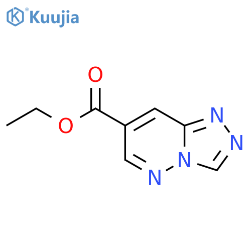 1,2,4-Triazolo[4,3-b]pyridazine-7-carboxylic acid ethyl ester structure