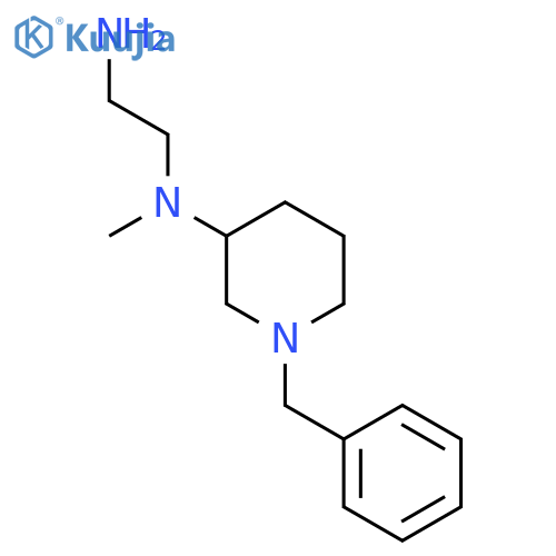 N*1*-(1-Benzyl-piperidin-3-yl)-N*1*-methyl-ethane-1,2-diamine structure