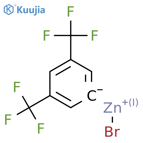 (3,5-Bis(trifluoromethyl)phenyl)zinc bromide structure