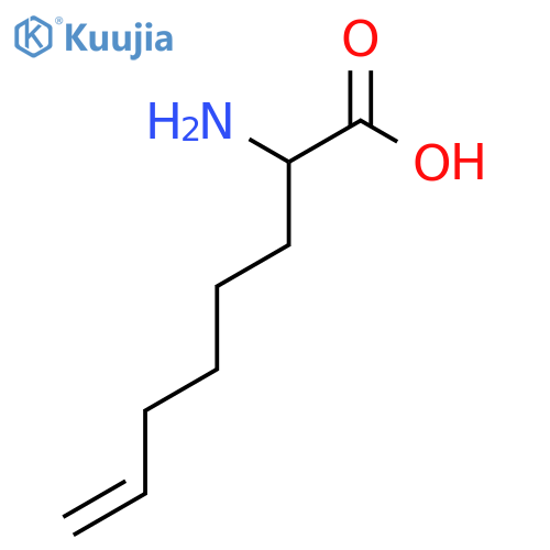 2-Amino-7-octenoic acid structure