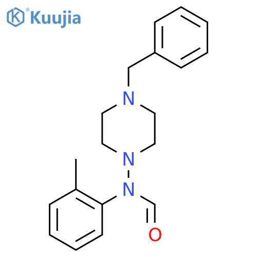 N-(2-Methylphenyl)(4-benzylpiperazinyl)formamide structure