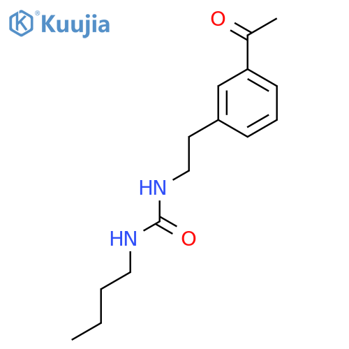 1-(2-(3-Acetylphenyl)ethyl)-3-butylurea structure