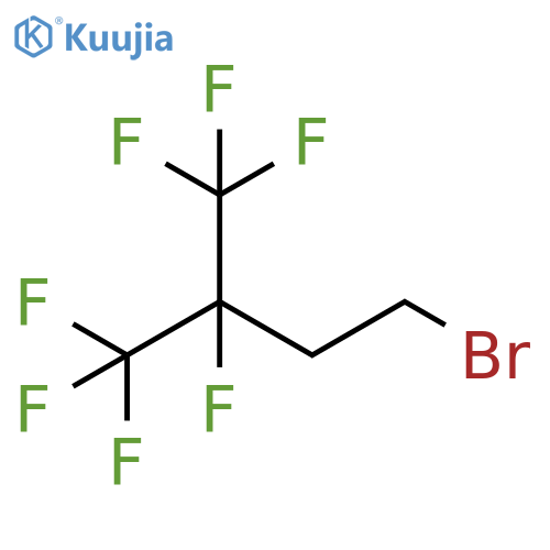 1-Bromo-3,4,4,4-tetrafluoro-3-(trifluoromethyl)butane structure
