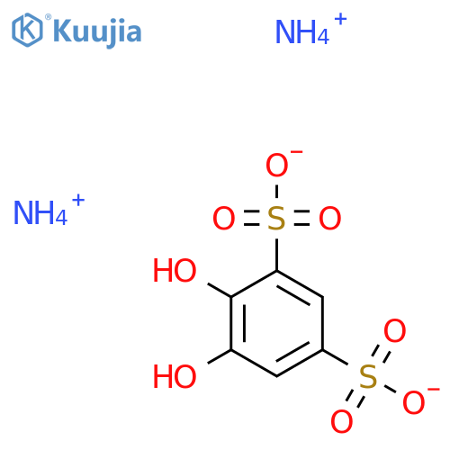 Ammonium 4,5-dihydroxybenzene-1,3-disulfonate structure