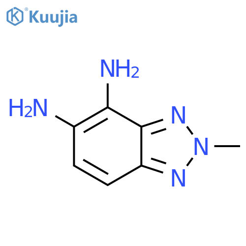 2H-Benzotriazole-4,5-diamine,2-methyl- structure